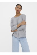 Bluza Dama Vero Moda Vmanepaya 3/4 Jrs Light Grey Melange